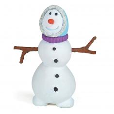 Figura de muñeco de nieve