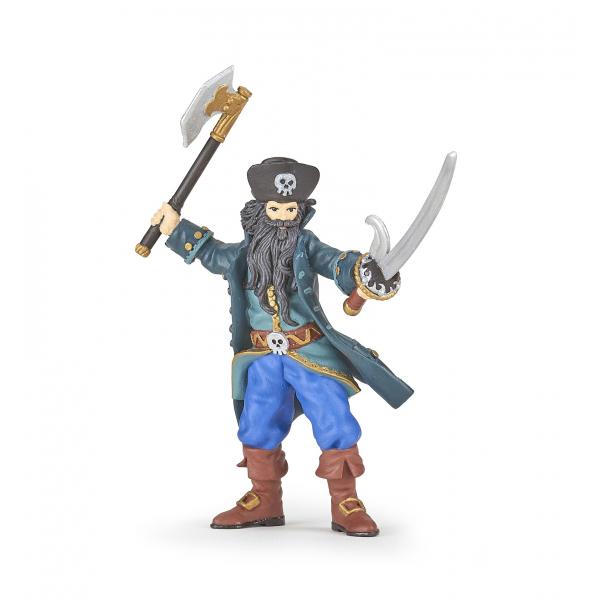 Figura pirata: Barbanegra - Papo-39477