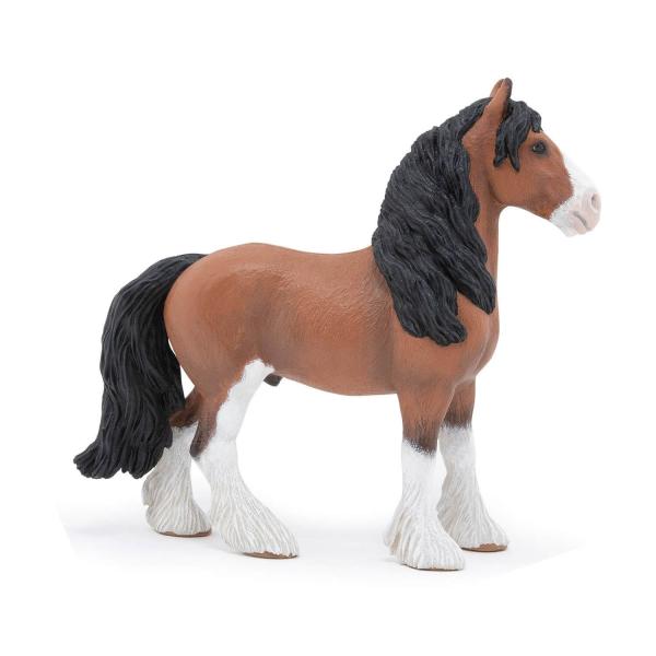 Figura de caballo: Clydesdale - Papo-51571