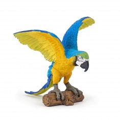 Figura de loro: guacamayo azul