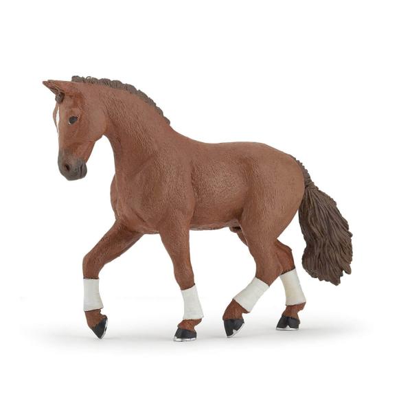 Figura caballo hannoveriano castaño - Papo-51556