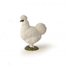 Figura de gallina de seda