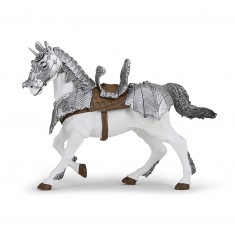 Horse in armor figurine