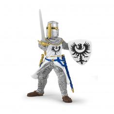 White Knight with sword figurine