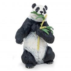 Figurine: Panda with bamboo