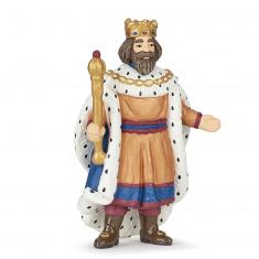 Figurine: King with golden scepter