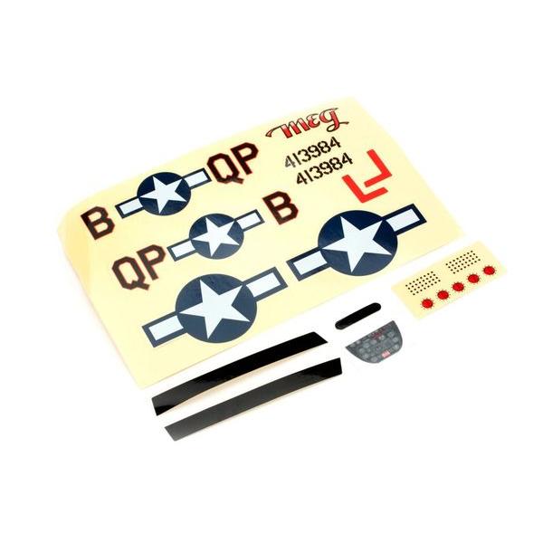 Decalques: Ultra-Micro P-51D Mustang with AS3X - PKZU2402