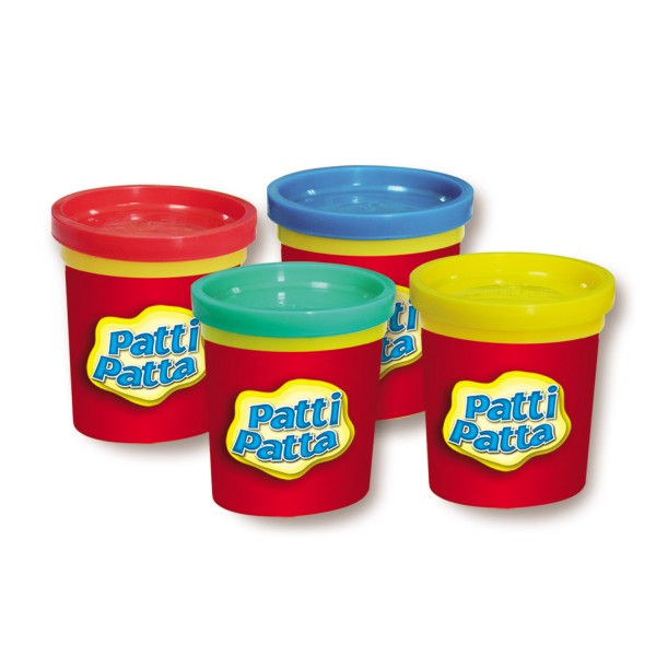 Pâte à modeler : 4 pots - PattiPatta-PAT3518