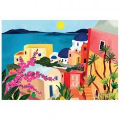 Puzzle mini 150 pieces : Santorini Sun