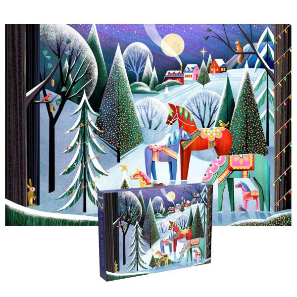 Puzzle 1000 pieces : A DALA WINTER  - PP112