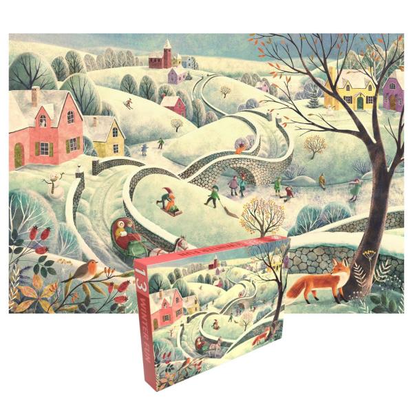 Puzzle 500 pièces : PLAISIRS D'HIVER   - PP113