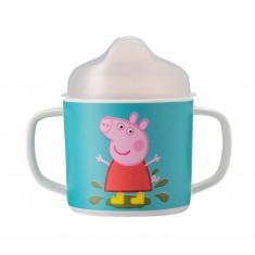 Taza con dos asas antideslizantes: Peppa Pig