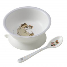 Suction bowl and spoon: Ernest and Célestine