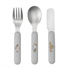 Set of 3 cutlery: Ernest and Célestine