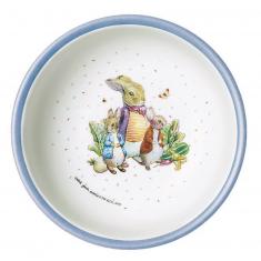 Bol bleu : Pierre Lapin