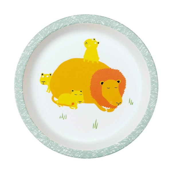 Baby plate 18 cm: The savannah - Petitjour-SA705N