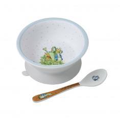 Suction bowl and spoon: Peter Rabbit