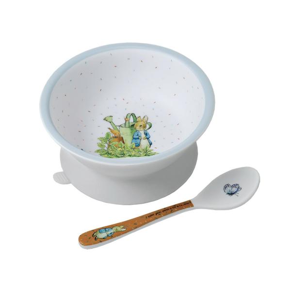 Suction bowl and spoon: Peter Rabbit - Petitjour-BP702P