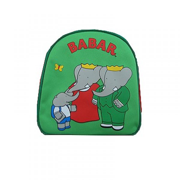 Babar - Petit sac à dos : Vert - Petitjour-BB562
