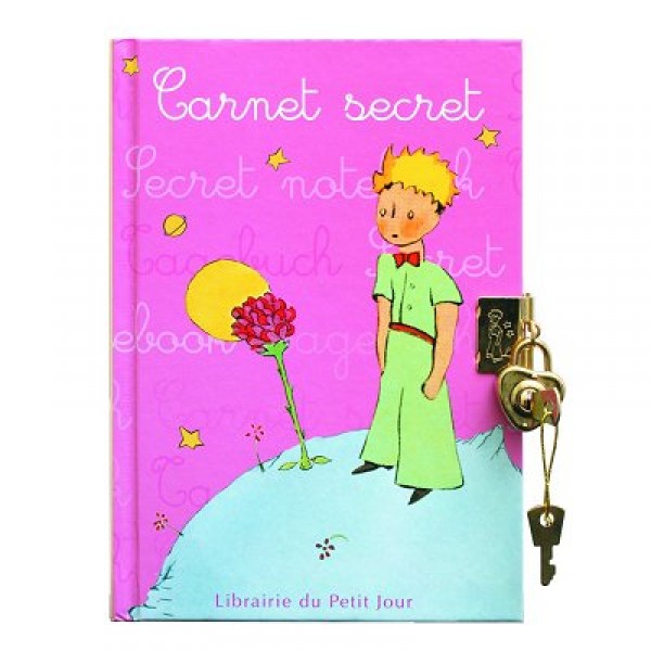 Carnet secrets Le Petit Prince : Rose - Petitjour-PR196A