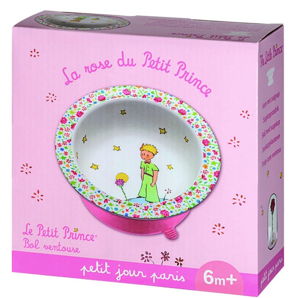 Bol ventouse La rose du Petit prince - Petitjour-PP902RH
