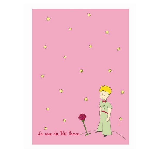 Carnet Le Petit Prince : Rose - Petitjour-PR162F