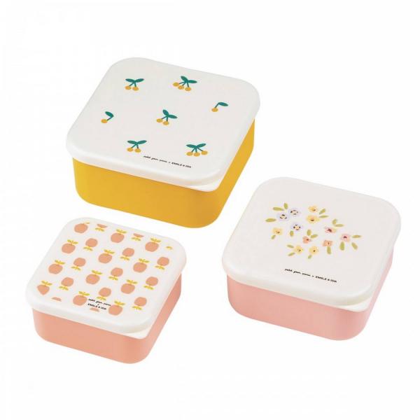 SET DE 3 LUNCH BOX : ÉMILE & IDA - PetitJour- EA994R