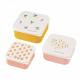 Miniature SET OF 3 LUNCH BOXES: ÉMILE & IDA