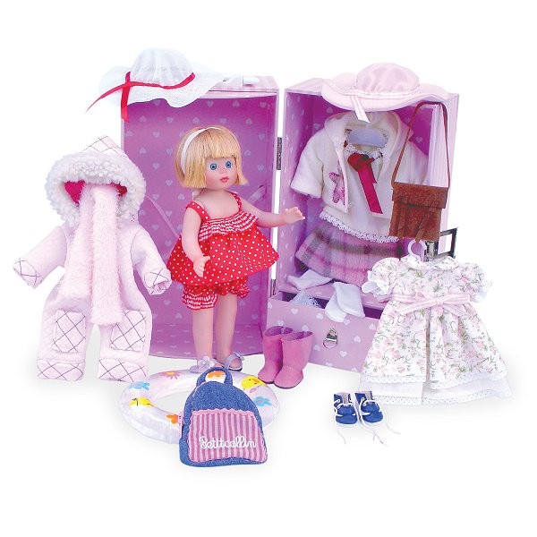 Ma poupée des 4 saisons 21 cm : Malle et accessoires - PetitCollin-612113