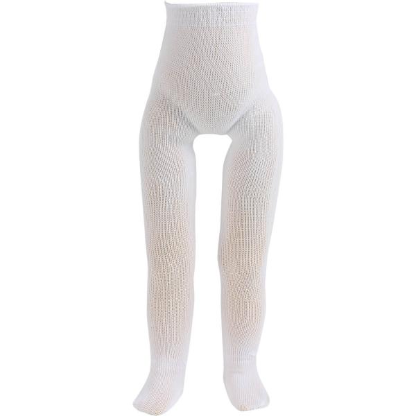 Weiße Strumpfhose für Puppengröße 39 bis 48 cm - PetitCollin-5041111