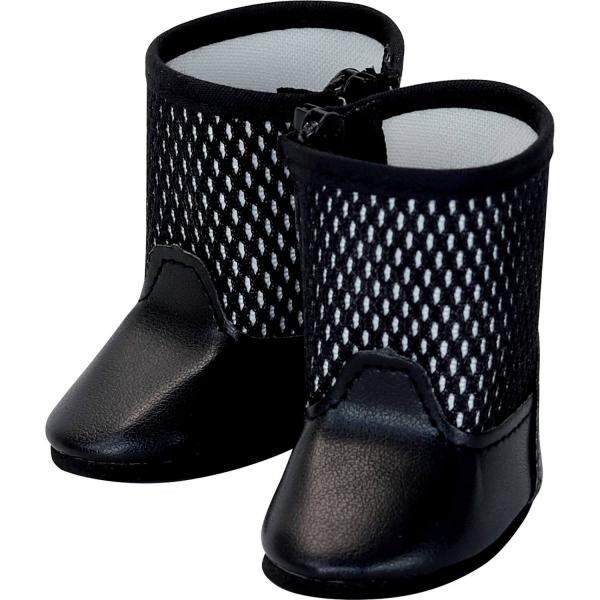 Black boots for doll size 39 to 48 cm - PetitCollin-603917