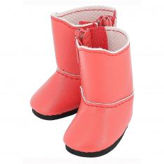 Accessory for 34 cm Minouche dolls: Red boots