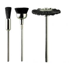 3 brosses soie noire assorties - PG-Mini