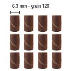 12 bandes abr. 6,3mm gr.120 - PG-Mini