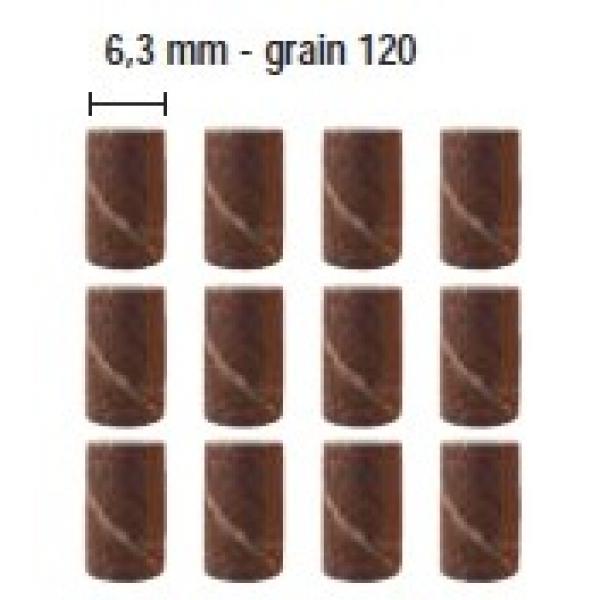 12 bandes abr. 6,3mm gr.120 - PG-Mini - PGM-M.3690