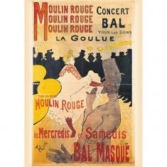 Puzzle 1000 pieces : Toulouse-Lautrec - La Goulue
