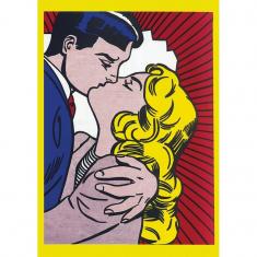 1000-Teile-Puzzle: Lichtenstein – Kuss III