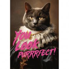 Puzzle 1000 pieces : You Look Purrrfect!