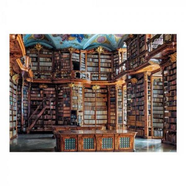 Puzzle 1000 pieces : BIBLIOTHEQUE MONASTE - Piatnik-5561