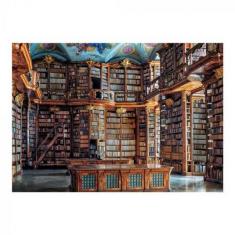 Puzzle 1000 Teile: BIBLIOTHEK KLOSTER