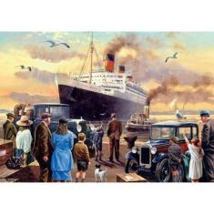 Puzzle 1000 pieces : R.M.S. QUEEN MARY