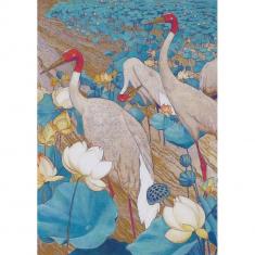 Puzzle 1000 pièces : FYING YANG PLUMAGE