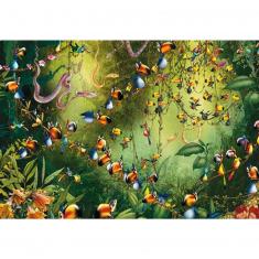 Puzzle 1000 pièces : Toucans