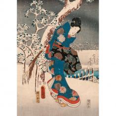 Puzzle 1000 pièces : CONTE DE GENJI - Hiroshige