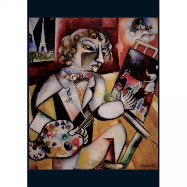 Puzzle 1000 pièces : Autoportrait, Chagall - Piatnik-5496