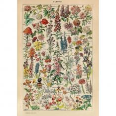 Puzzle 1000 pieces : Flowers - Millot