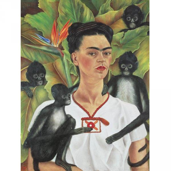 1000 pieces Puzzle: Self-portrait, Frida Kahlo - Piatnik-5509