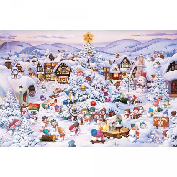 Puzzle de 1000 piezas: coro navideño - Piatnik-5660