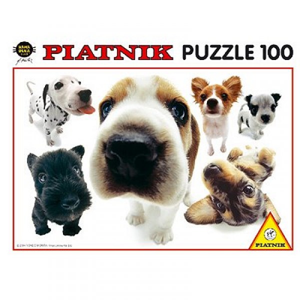 Puzzle 100 pièces - Hana Deka : Chiens - Piatnik-5223