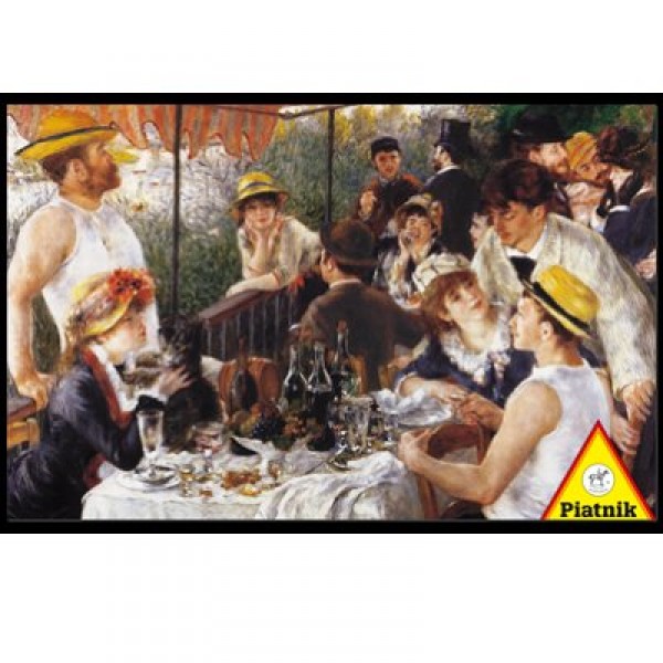 1000 pieces Jigsaw Puzzle - Renoir: The boaters' lunch  - Piatnik-5681